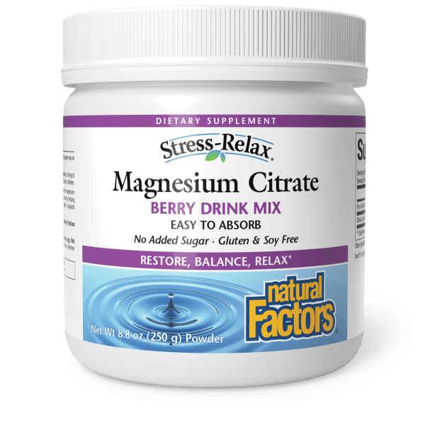 Magnesium Citrate 8.8 oz Powder Berry, image-hi-res