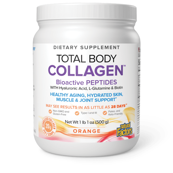 Total Body Collagen™️ Bioactive Peptides Powder   1.1 lb Powder Orange, image-hi-res