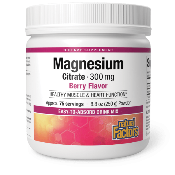 Magnesium Citrate 300 mg (Berry)