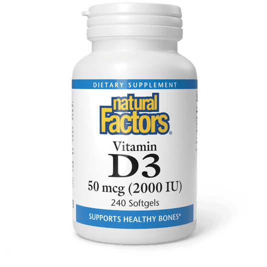 Vitamin D3 50 mcg (2,000 IU)